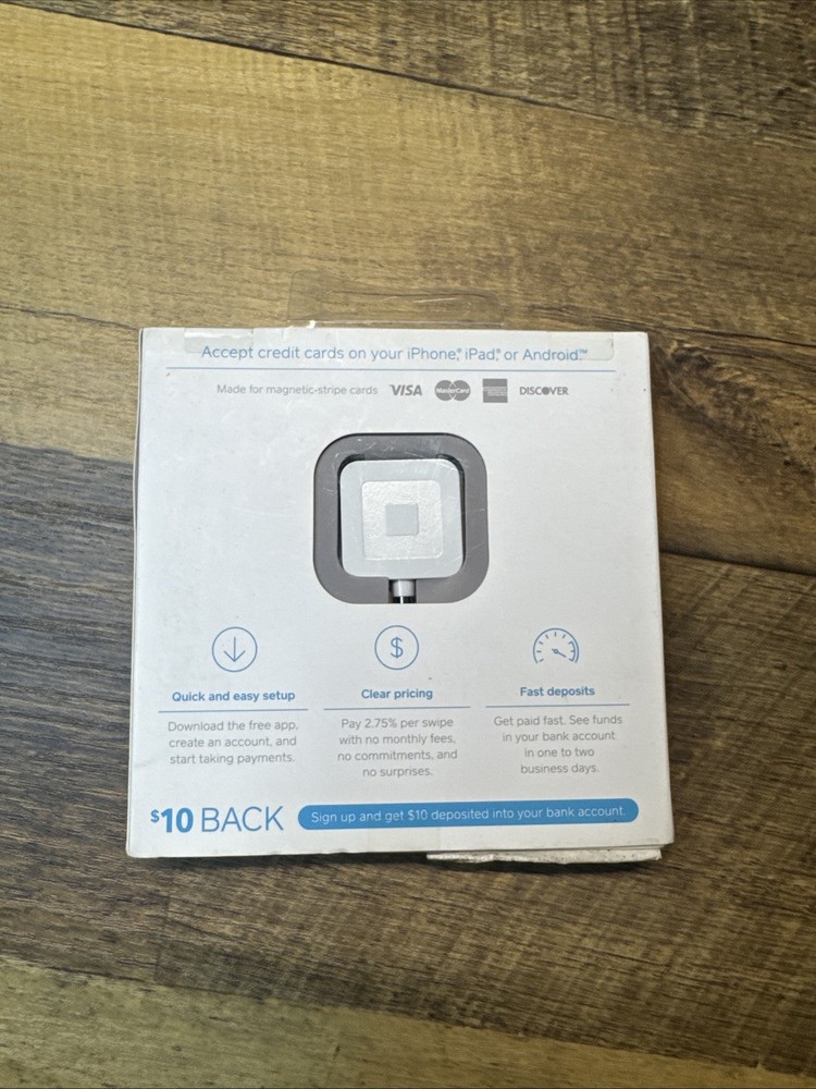 NEW Square Reader Credit Debit Card swipe for iPhone & Android 3.5mm