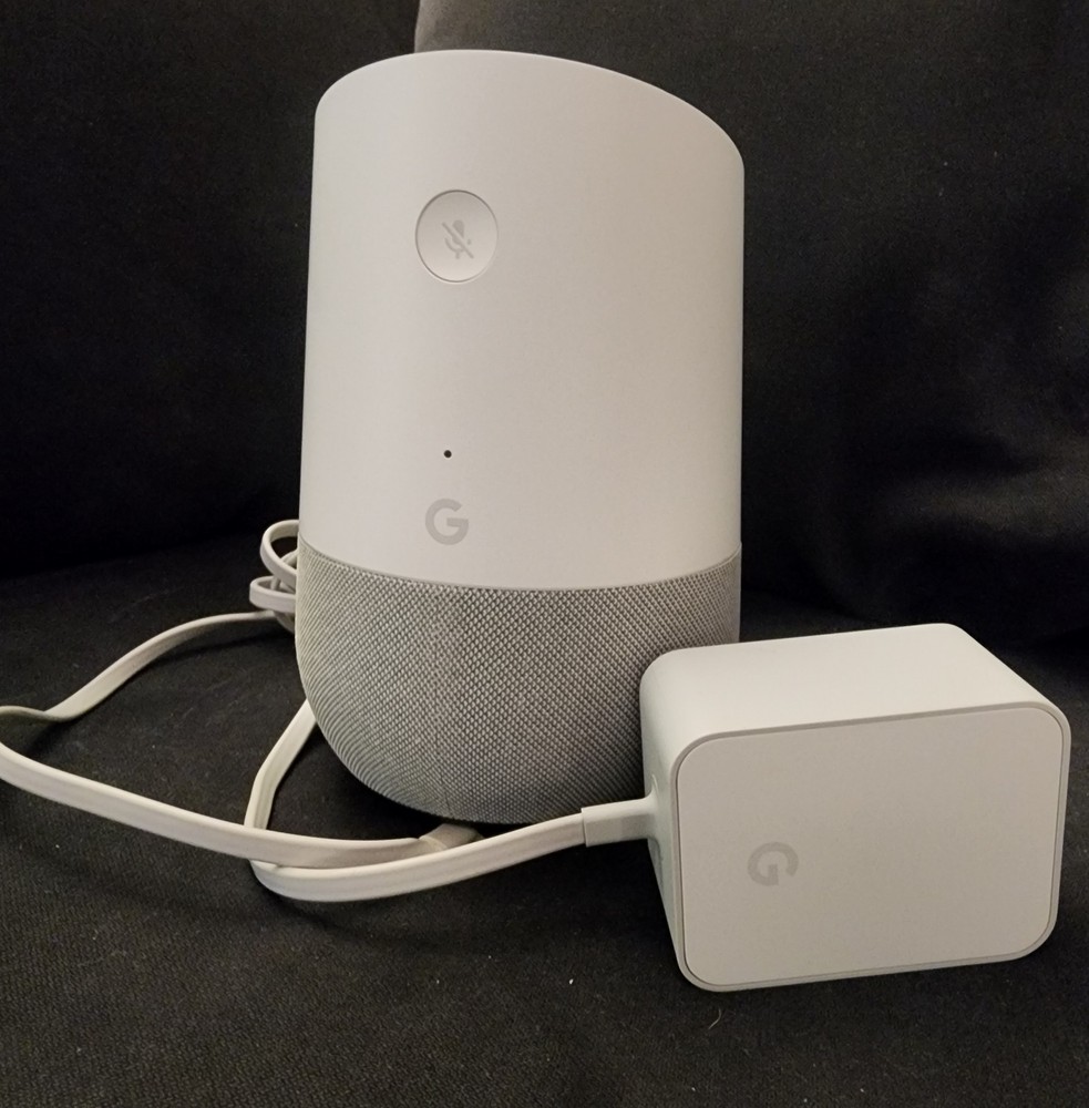 Google Home Smart Speaker with Google Assistant - White/Slate - Tested & Working