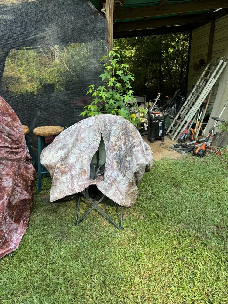 hunting ground blind chair