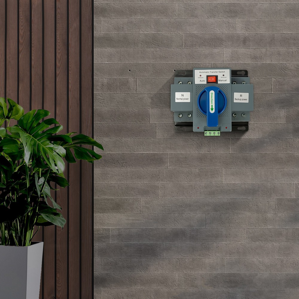 Automatic Transfer Switch 63A ATS Dual Power for Generator Changeover Switch 2P