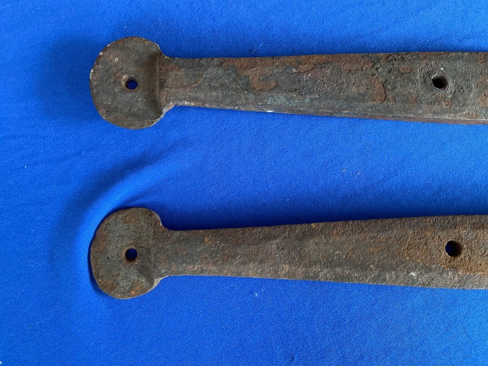 Antique Iron STRAP HINGES 25 1/2" long