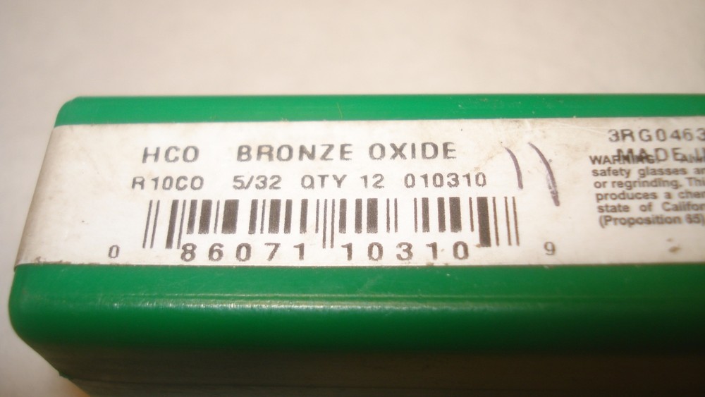 PKG OF 12 BRONZE OXIDE COATED DRILL BITS 5/32" DIAMETER MADE BY PRECISION TOOLS