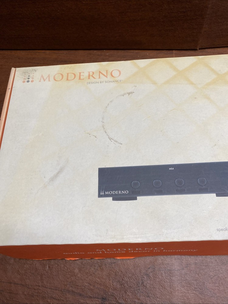 MODERNO ~ 4 - ZONE SPEAKER SELECTOR SWITCH ~ MODEL # MS-4