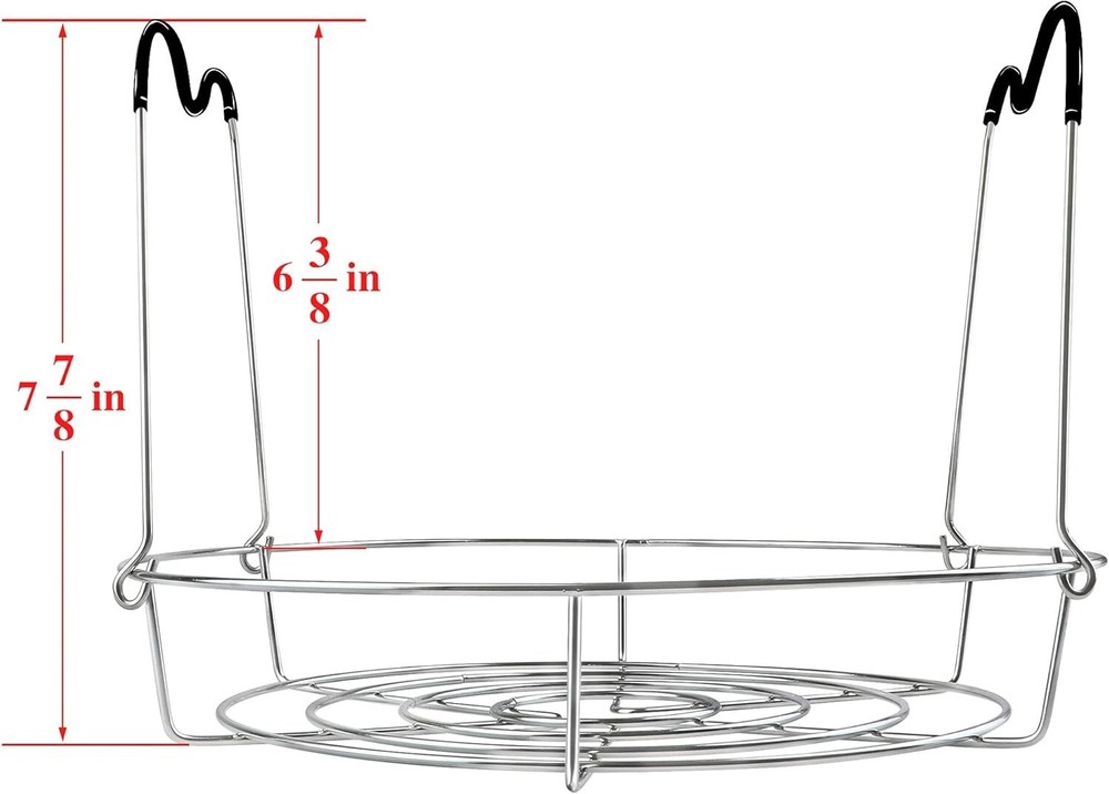 Multi-Functional Canning Rack with Expandable Features and Silicone Grips