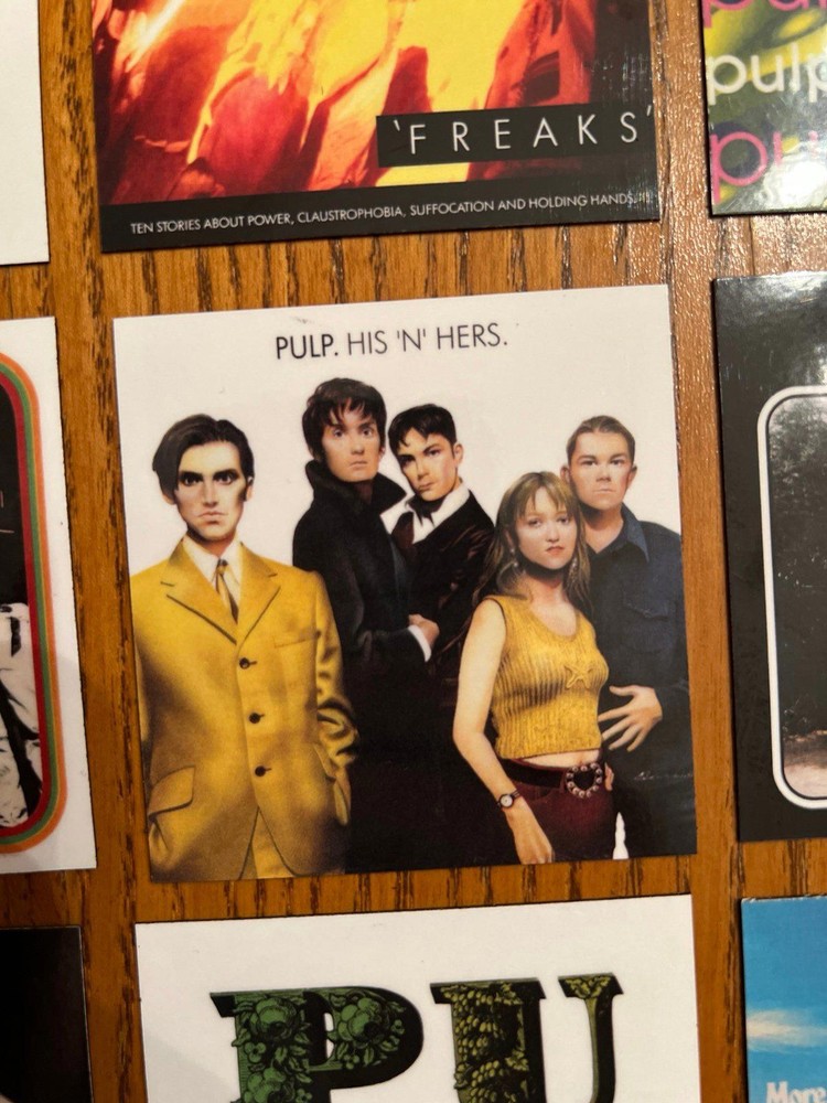 Pulp fridge magnets