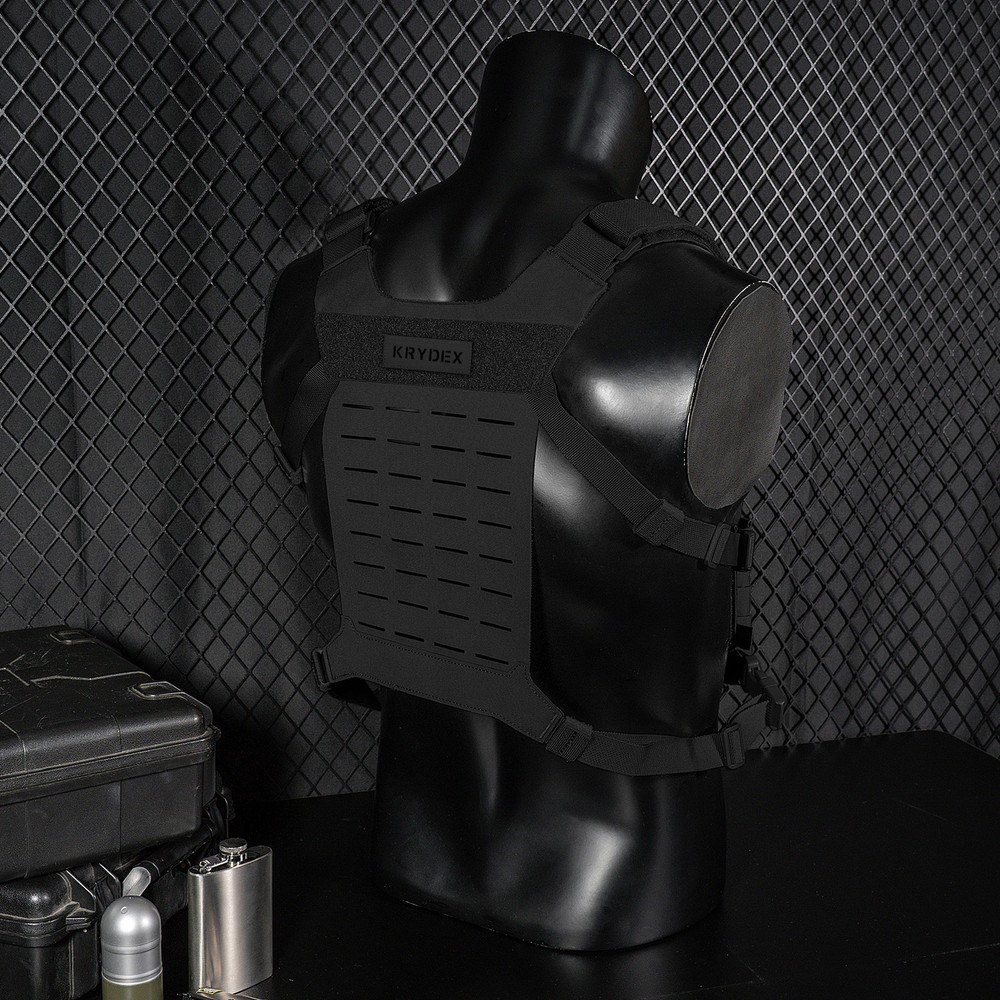 Krydex Tactical Chest Rig Shoulder Strap with MOLLE Panel Add-on Loading System