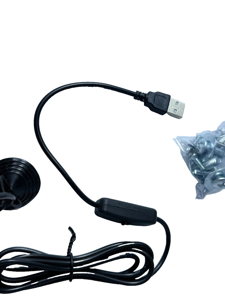 USB-Powered LED Aquarium Light Strip with Inline Switch and Suction Cup Mounts