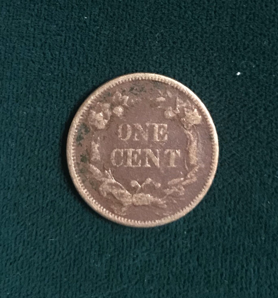 1858 flying eagle cent small letters