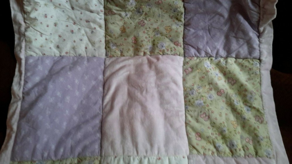 LAMBS & IVY Baby patchwork Quilt /Comforter Blanket