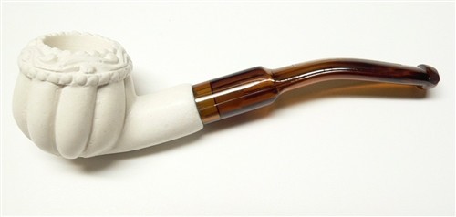 Imported Small Meerschaum Pipe - APPLE PANEL