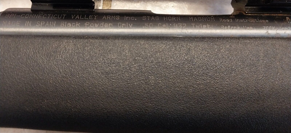 CVA Stag Horn Muzzleloader Black Powder .50 Caliber Stock Mounted Trigger Guard