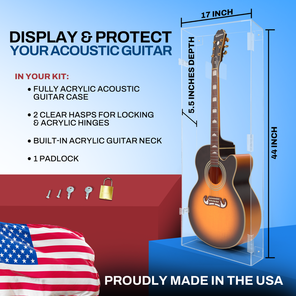Acoustic Acrylic Guitar Case