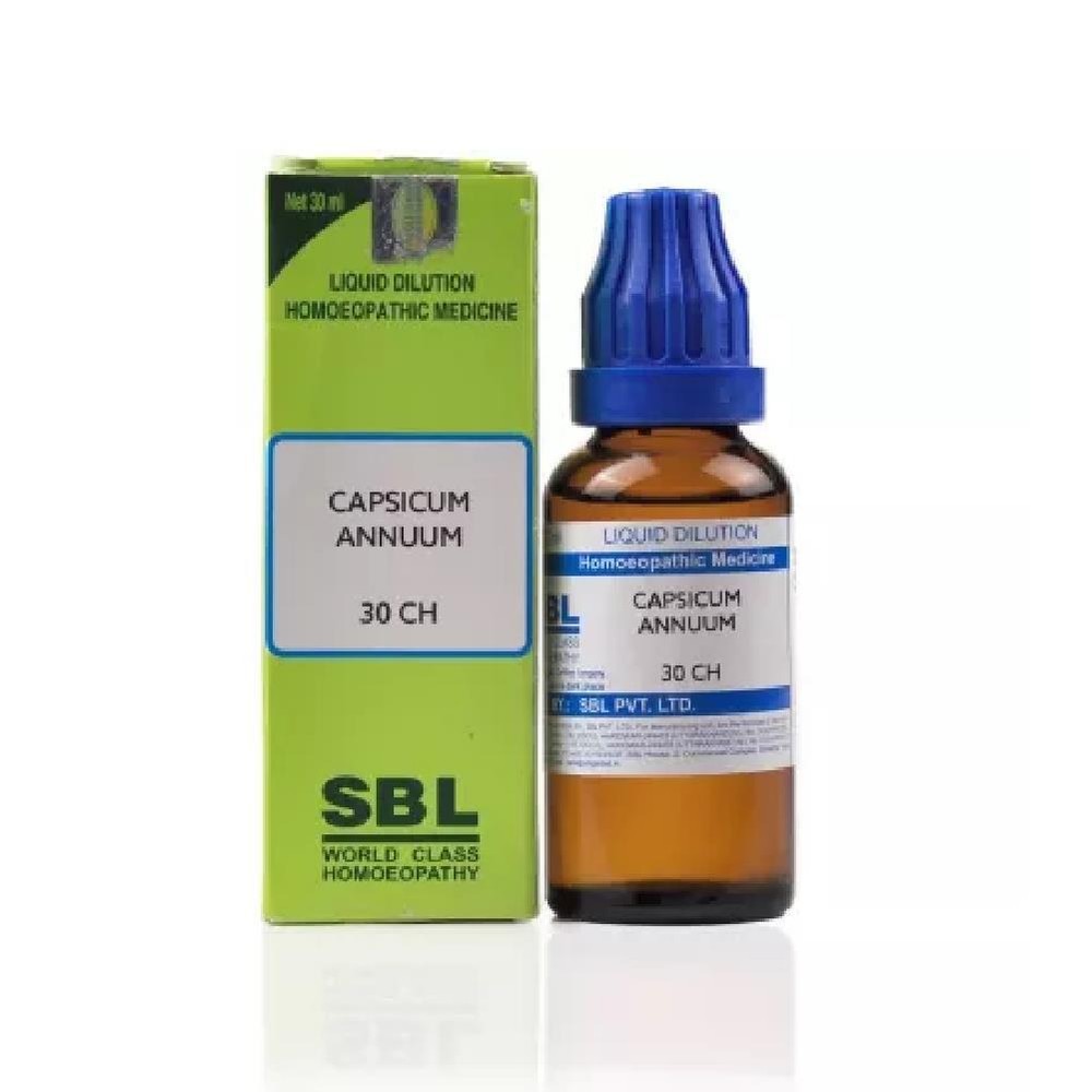 SBL Homeopathic Capsicum Annuum (30 ML / 100 ML) (Select Potency)
