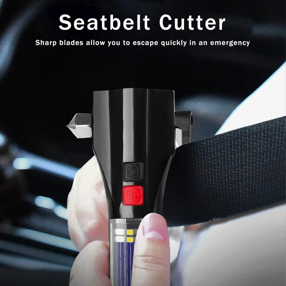 Car Safety Hammer All-in-1 Multi-Function