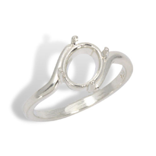 Oval Low Profile Offset Pre-notched Ring Mounting