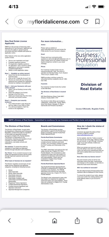 Florida Mutual Recognition Real Estate Licensing Courses