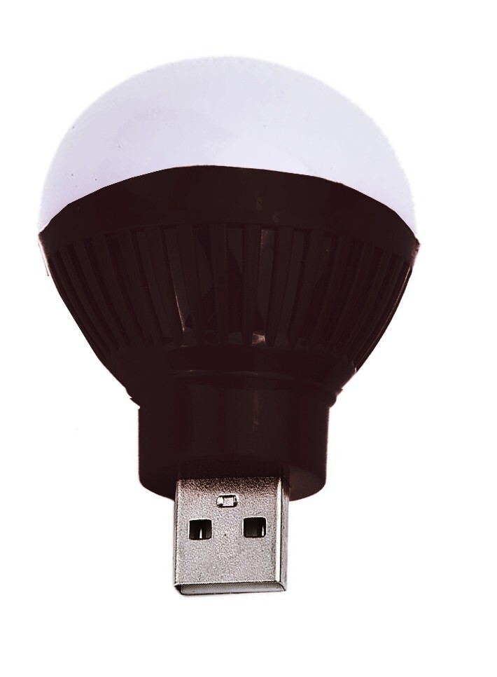 80LM USB LED NoteBook Book Reading Light Night Light Bulb in Random Color