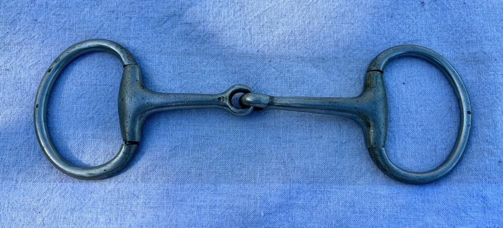 Used Brass Eggbutt Snaffle Bit