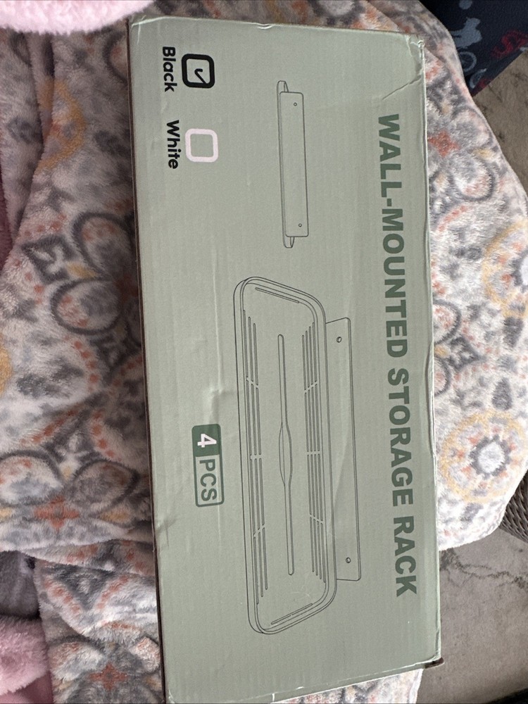 Wall Mounted Storage Rack 4 PCs