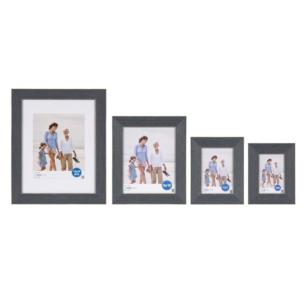 5x7 Chambray Blue Decorative Tabletop Picture Frame