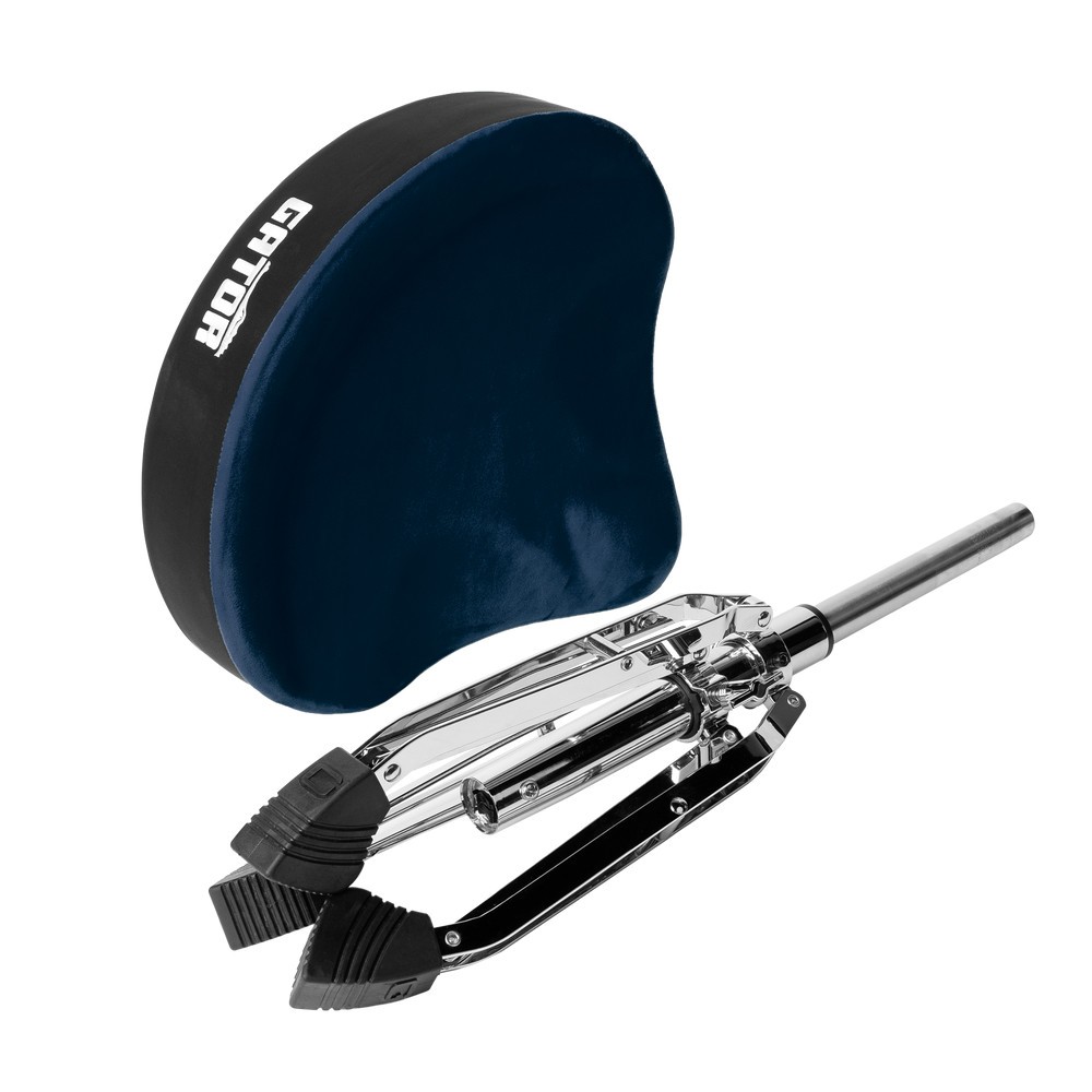 Gator GP-DTH-ASD Percussion Saddle Drum Throne, Blue