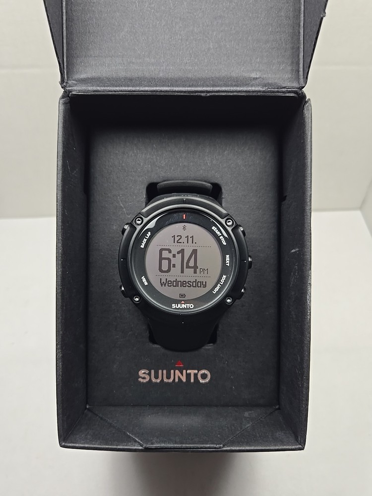 Suunto Ambit3 Peak Black GPS Watch Altimeter Barometer Compass Bluetooth