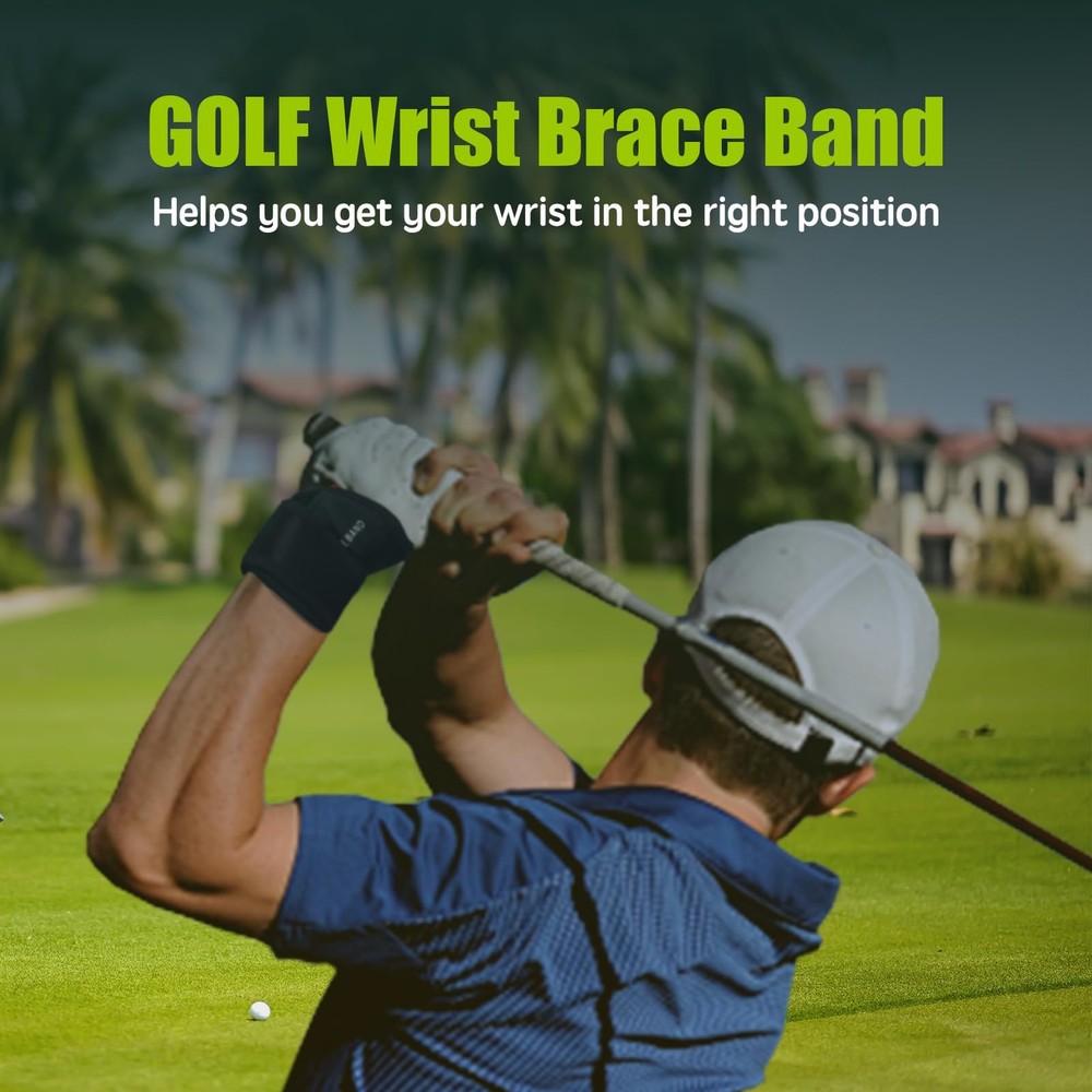 Adjustable Golf Wrist Training Aid for Swing Correction and Alignment Practice
