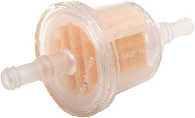 Visu Filter Inline Fuel Filter 1/4" ID 3.558" L Straight 8-Pack