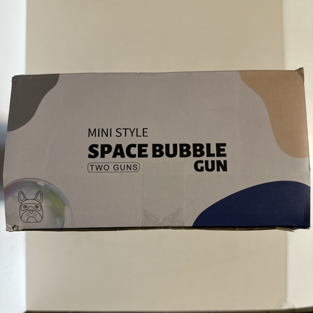 Rocket Mini 40-hole Space Bubble Blower Electric Bubble Blowing - 2 Items - New