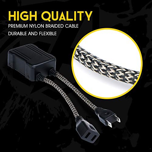 H7 LED Headlight Canbus Decoder Error Free Capacitors Resistors for LED For H7