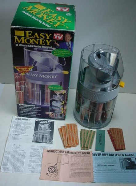 Easy Money Coin Sorting Machine with Box