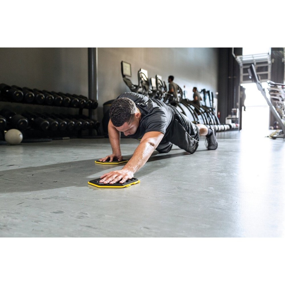 SKLZ Slidez Functional Core Stability Discs - Black/Yellow