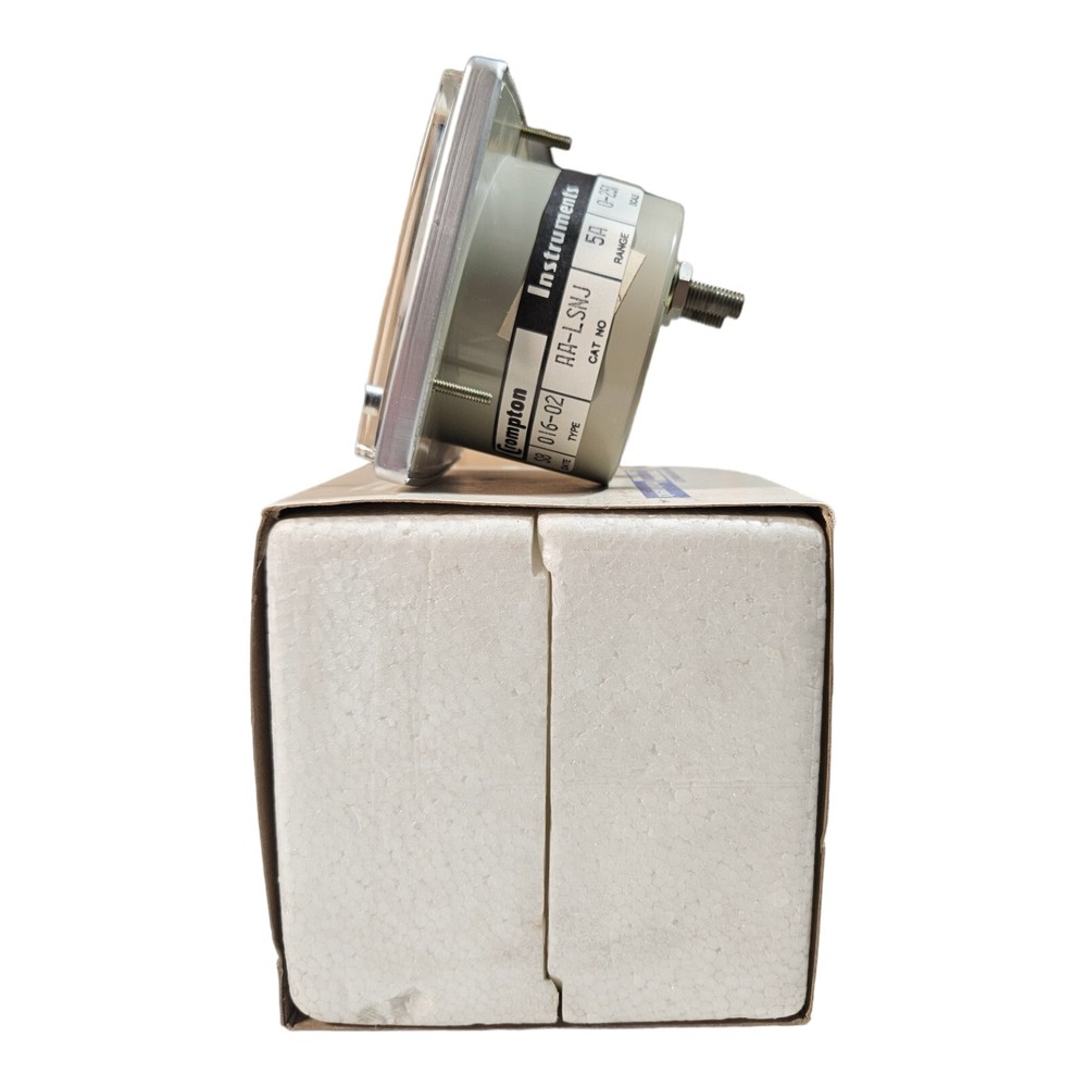 Crompton Instruments 016-02 AA-LSNJ 5A Range 0-25A Scale Panel Meter