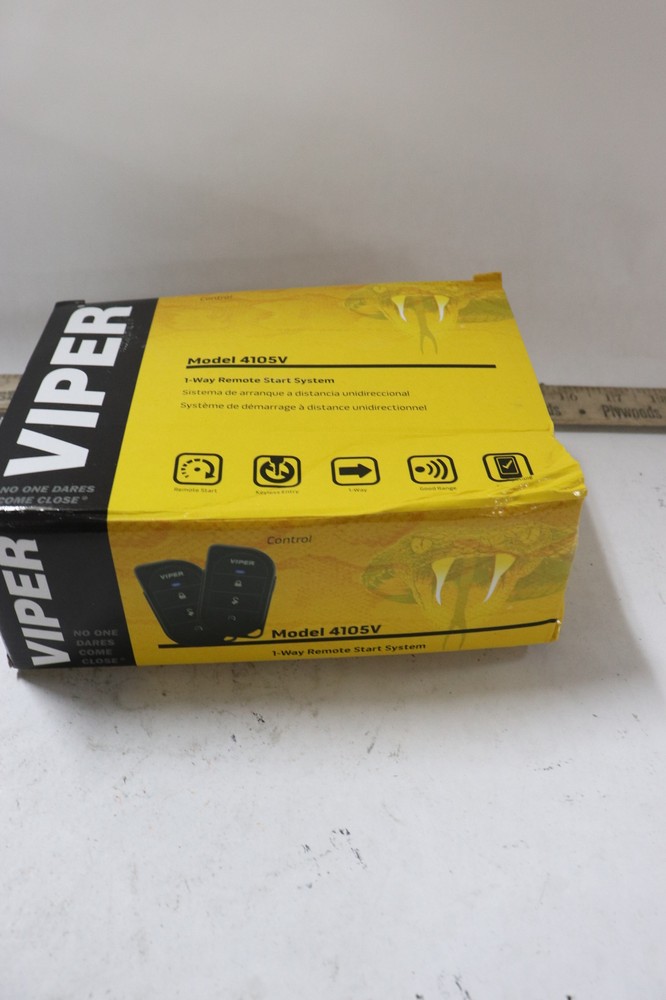 Viper 1-Way Remote Start System 4105V - INCOMPLETE