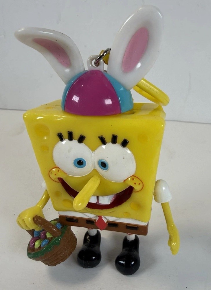 2003 SpongeBob SquarePants Easter Candy Buddy Nick Candy Keychain