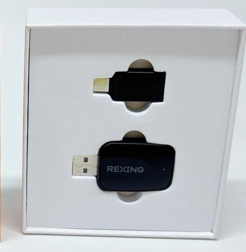 Rexing CPW-42 Wireless CarPlay Android Auto USB Dongle iPhone Android Black