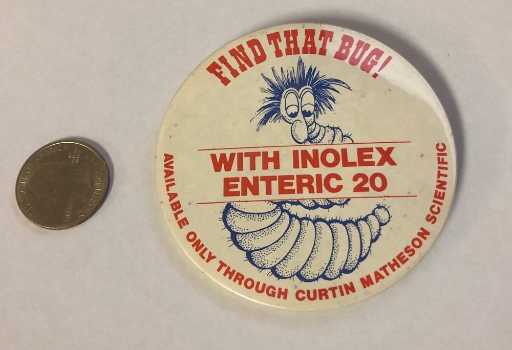 Inolex Enteric 20 Advertising Button Pin