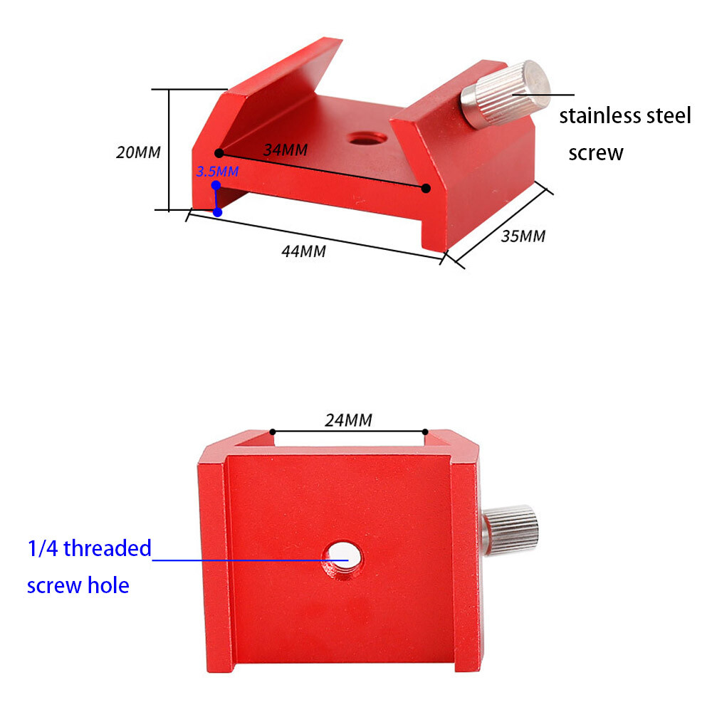 Aluminum Alloy Finder Scope Base Dovetail Bracket for Telescope Multi-Function