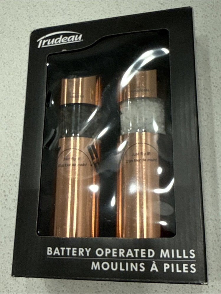 Trudeau Battery Operated Mills