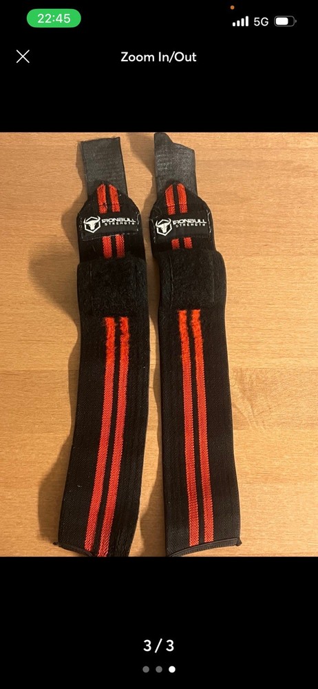 Iron Bull Strength Wrist Wraps