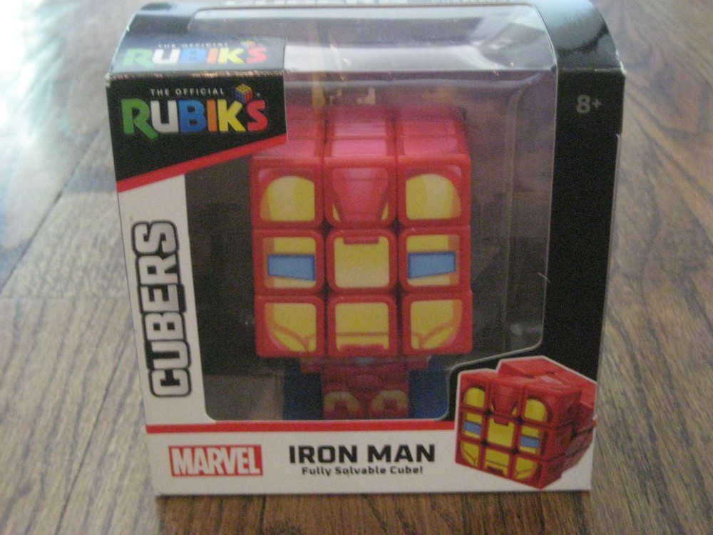 Marvel Iron Man Rubik's Cube Speed Cube Spin Master 3 x 3 New in Box!