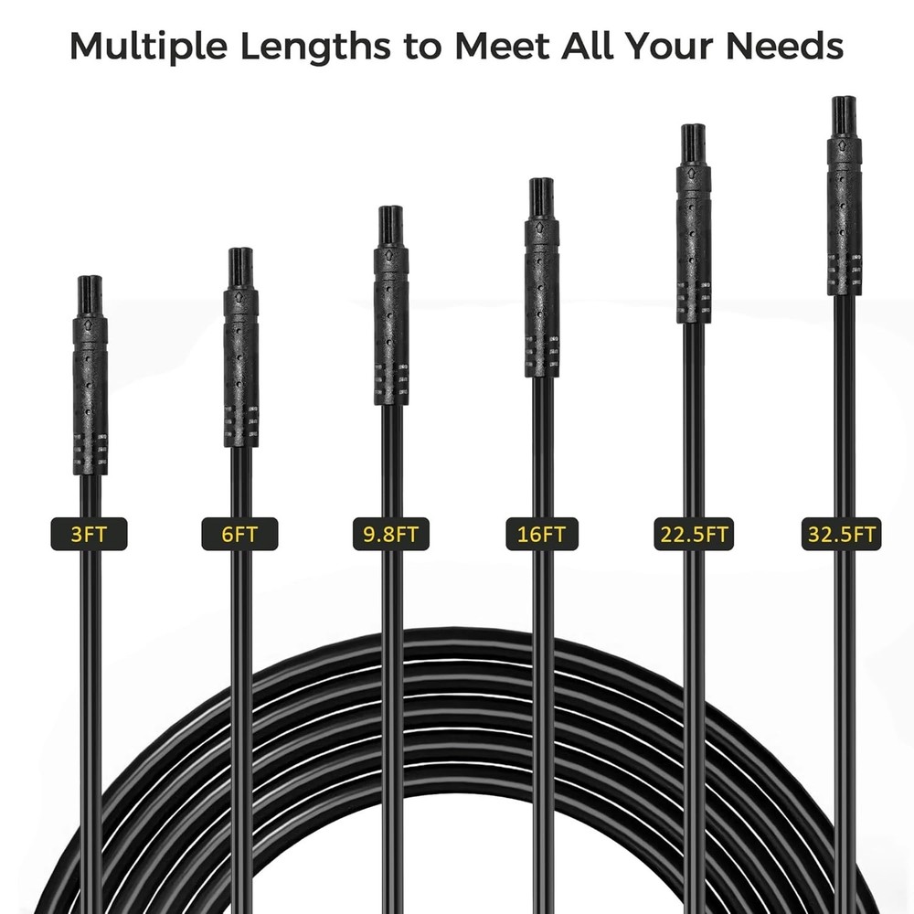 Versatile 4Pin Rearview Dashcam Extension Cable - 3Ft for Easy Installation