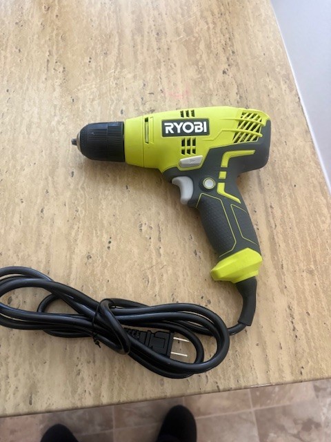 RYOBI D43K Variable Speed Drill 3/8 & Bag USED