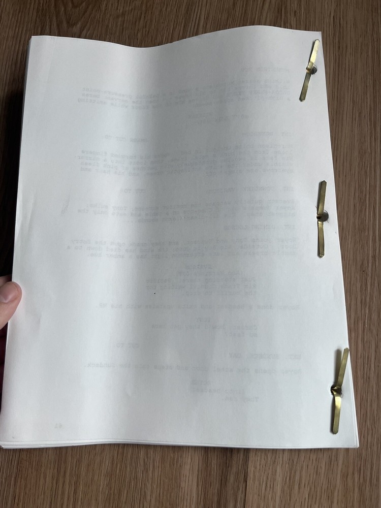 Downlink Movie Script & Concept Art by Alec Gillis Amalgamated Dynamics