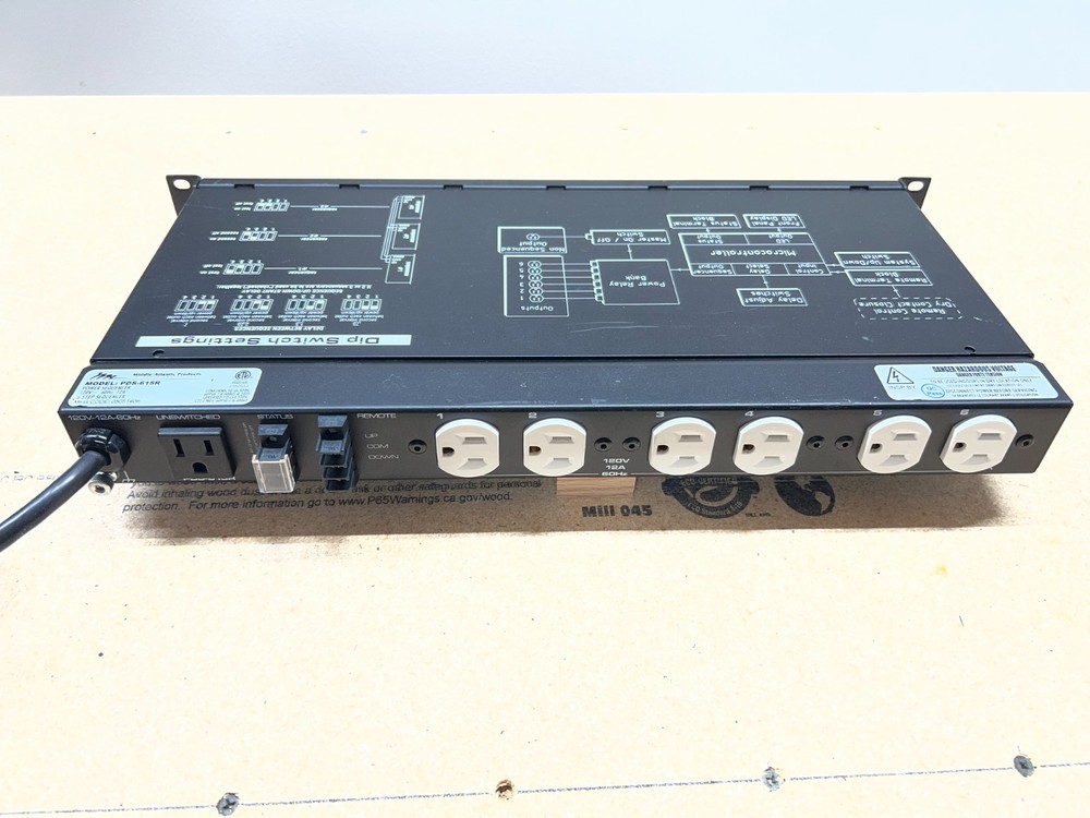 Middle Atlantic PDS-615R Power Sequencer
