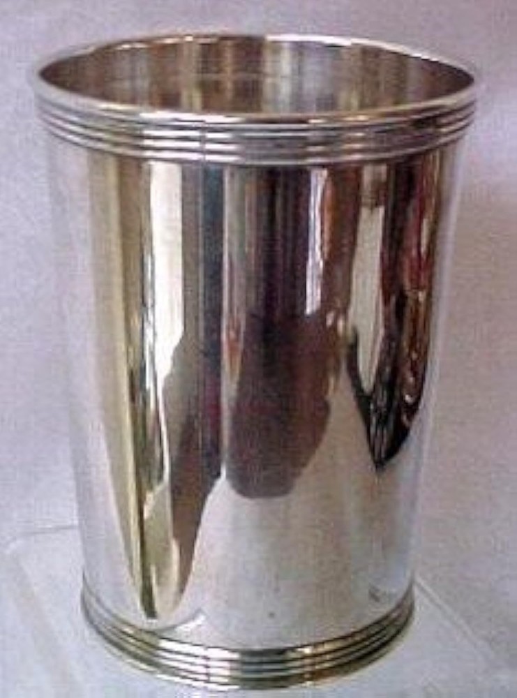 Beaded Silver Mint Julep Cup