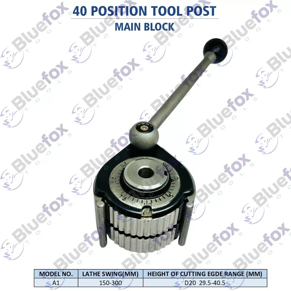 A1 Multifix 40 Position Tool Post 3 PC SET AD2090 Turning Tool Holder Multifix A