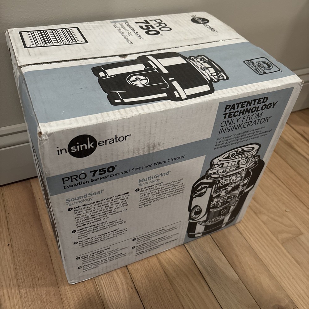 InSinkErator Pro 750 Garbage Disposal 3/4 HP Evolution Series - New