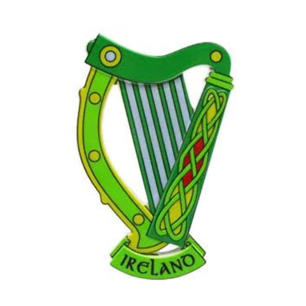 Irish Harp Magnet