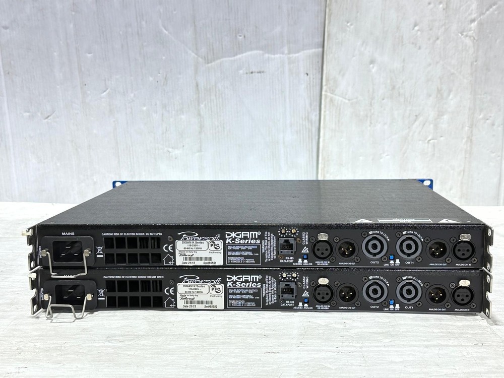 Powersoft K2 Power Amplifier #213-14 (One) TrueHeartSound